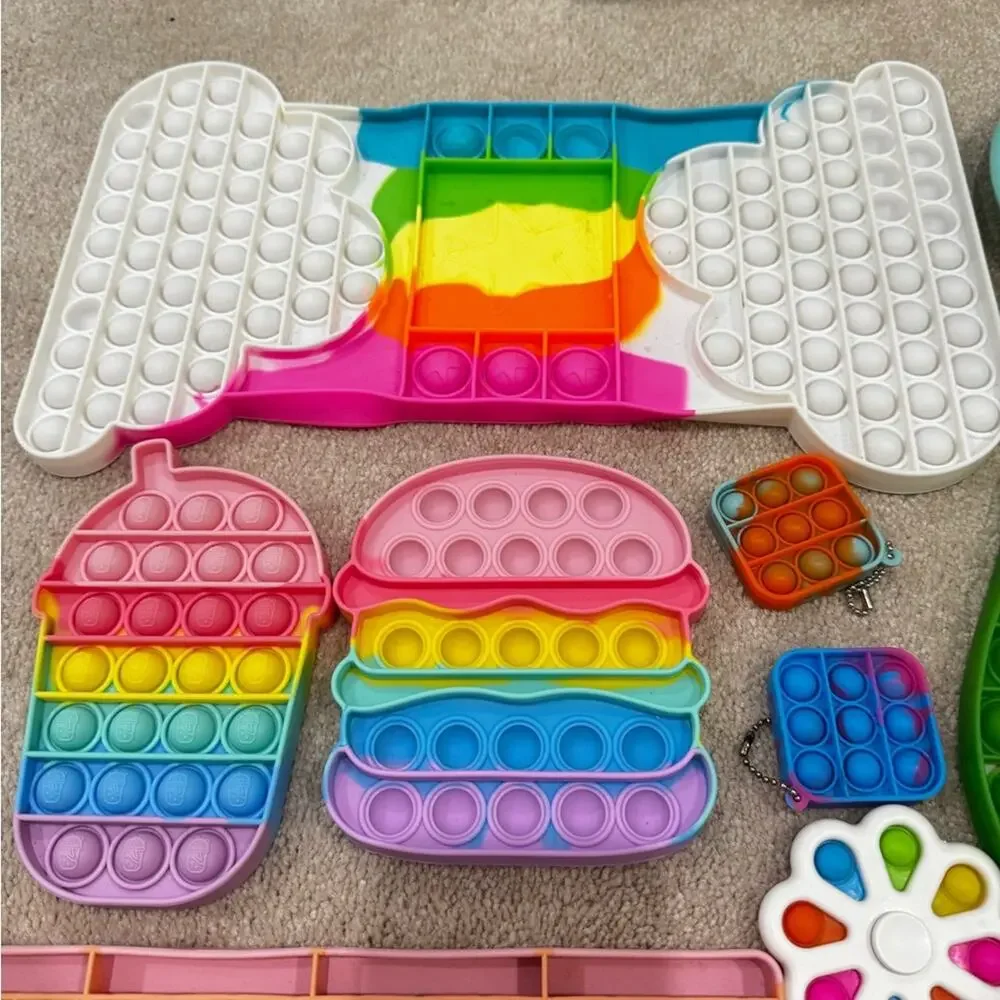 Rainbow Pop Fidget Toy Set